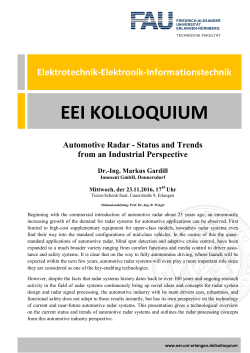 eei kolloquium - Department Elektrotechnik