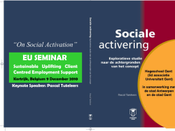 "On Social Activation" powerpoint presentation