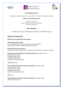 DRAFT PROGRAM
