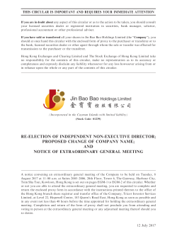 re-election of independent non-executive director