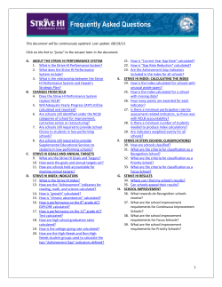 Strive HI System FAQs