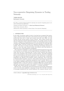 Non-cooperative Bargaining Dynamics in Trading