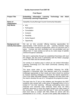 Embedding Information Learning Technology into