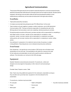2017 Ag Communications CDE Document