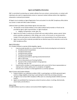 Agent and Eligibility Information