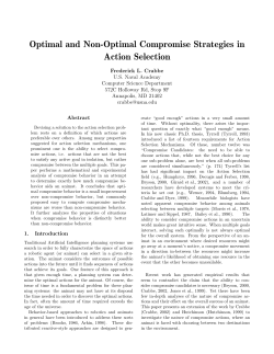 Optimal and Non-Optimal Compromise Strategies in Action