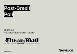 Post-Brexit Poll