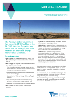 Budget 2017-18 - Fact Sheet - Energy