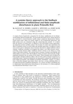 A systems theory approach to the feedback stabilization