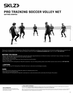 pro training soccer volley net