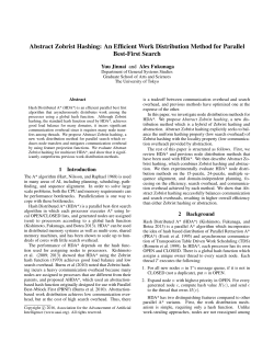 Abstract Zobrist Hashing: An Efficient Work