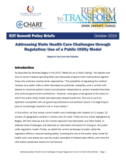 Use of a Public Utility Model