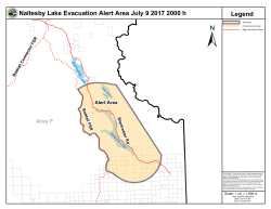 Alert Map Nastelby Lake