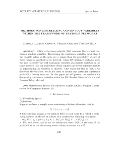 METHODS FOR DISCRETIZING CONTINUOUS VARIABLES