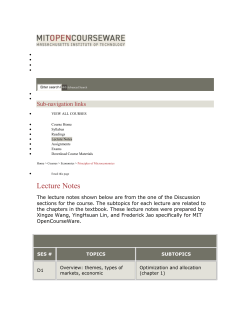 Sub-navigation links