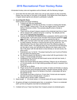 Ball Hockey Rules:
