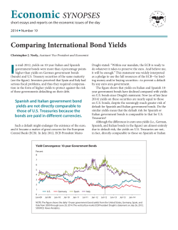 Comparing International Bond Yields