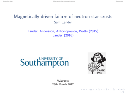 Magnetically-stressed crusts