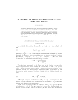 The entropy of alpha-continued fractions