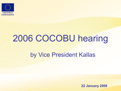 The Court`s AAR scoreboard 2004-2006: evidence given by the AAR