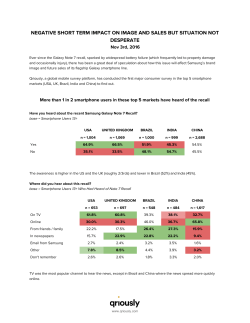 negative short term impact on image and sales but situation not