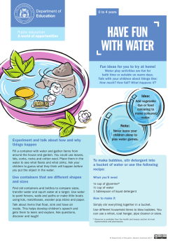 have fun with water - The Department of Education