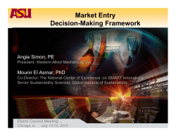 Market Entry Decision