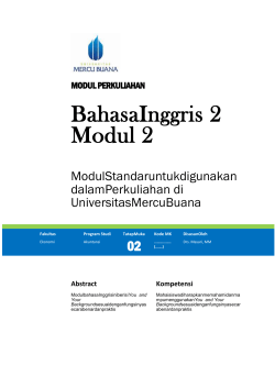 channel of distribution - Universitas Mercu Buana