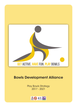 get active, have fun, play bowls