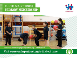 Maximising Impact Through Youth Sport Trust Membership Making