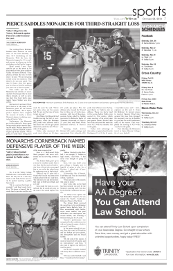 pierce saddles monarchs for third-straight loss