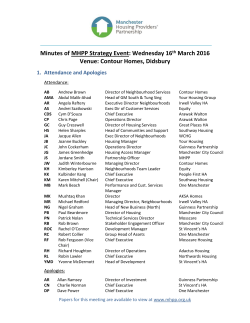 Manchester Strategic Housing Partnership