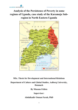 Why is the Karamoja Sub-region lagging behind in poverty reduction?