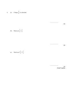 Predicted Questions 2015