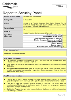 Business rates - Calderdale Council