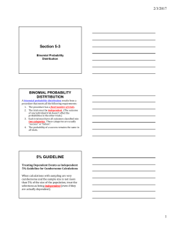 Section 5-3 5% GUIDELINE