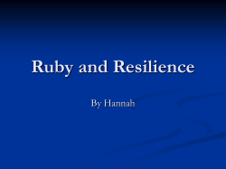 Ruby and Resilience