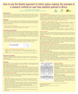 Background Objective Theoretical framework Research questions