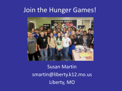 Join the Hunger Games!