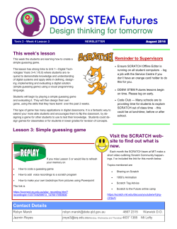 This week`s lesson Lesson 3: Simple guessing game Visit the