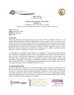 guides/Living - Louisiana Teen Readers` Choice 2017