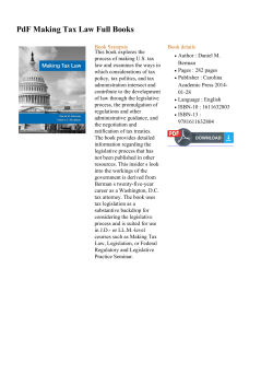 PdF Making Tax Law Full Books