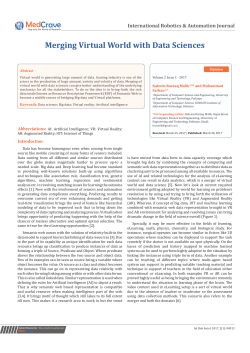 Merging Virtual World with Data Sciences