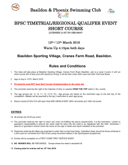2016 BPSC Spring Timetrial Event &ndash; Entry pack v3