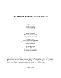 auditing the internet bubble or the strange case of drkoop