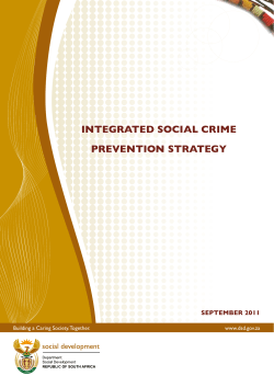 Integrated Social Crime Prevention Strategy
