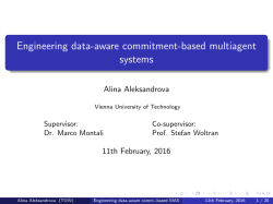 Engineering data-aware commitment