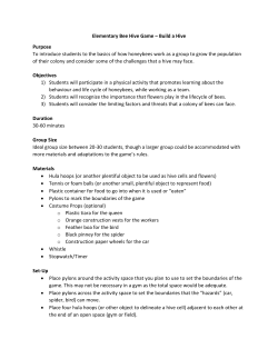 Elementary Bee Hive Game &ndash; Build a Hive