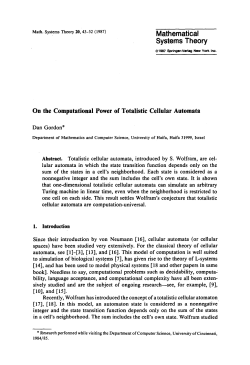 On the computational power of totalistic cellular automata
