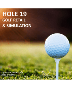 Hole 19 consists of 3 revenue streams, including golf equipment